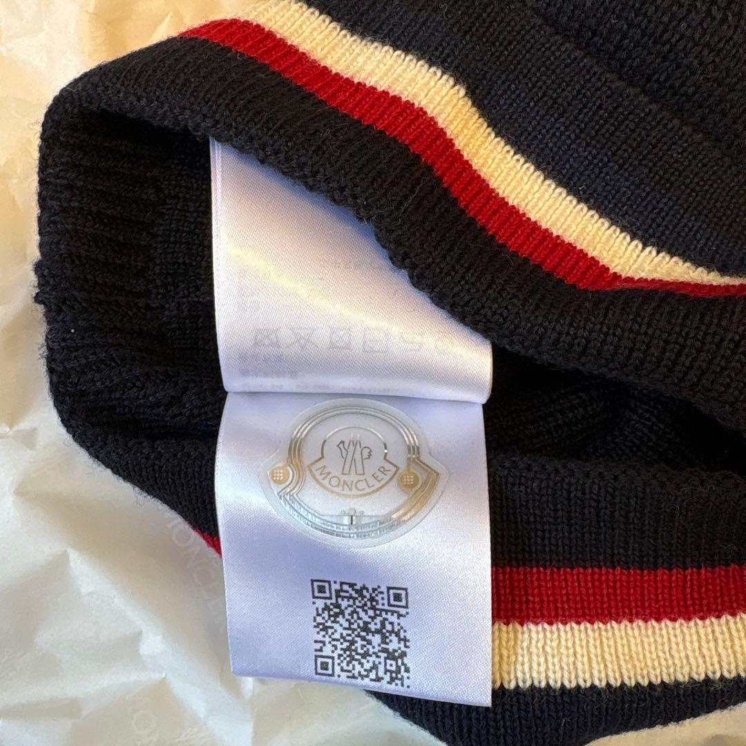 MONCLER ネイビー ニット帽