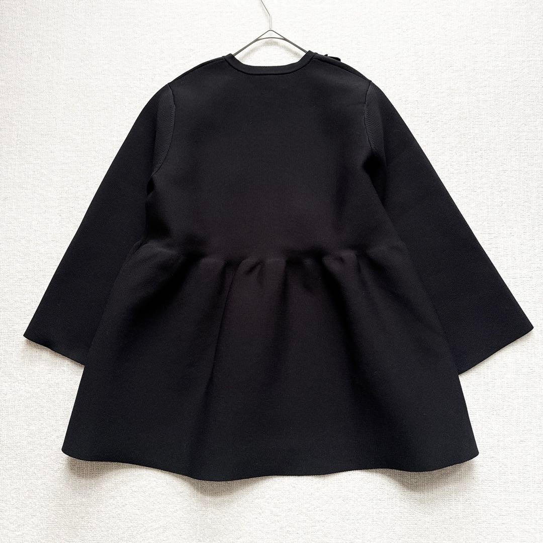 m*a様 【極美品】ユナイテッドアローズ　ミニフリル ニットカーディガン　ブラッ