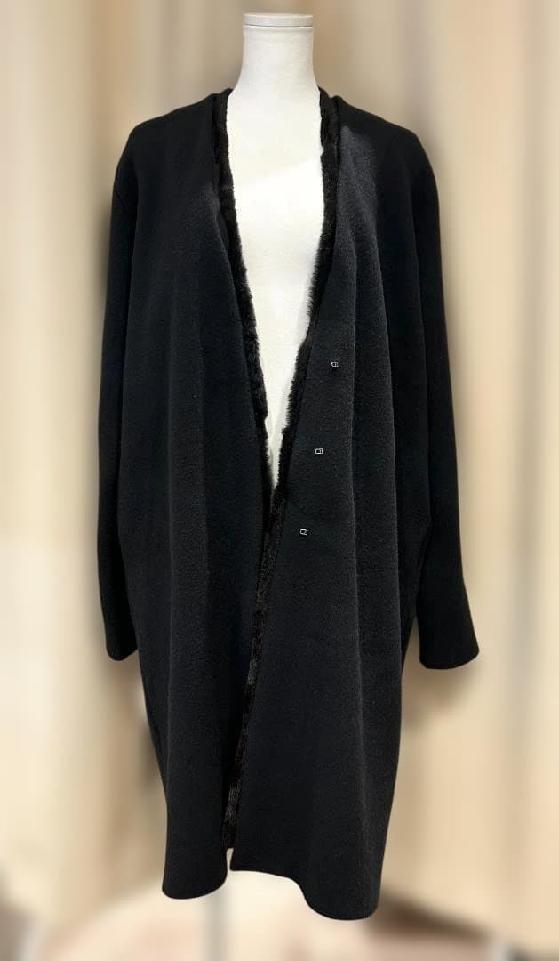 JIL SANDER　ジルサンダー　ロングコート　ライナー付き　ブラック　黒