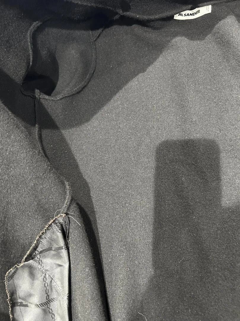 JIL SANDER　ジルサンダー　ロングコート　ライナー付き　ブラック　黒
