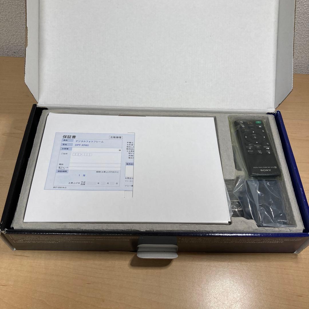 SONY ソニー デジタルフォトフレーム DPF-XR80 S-Frame