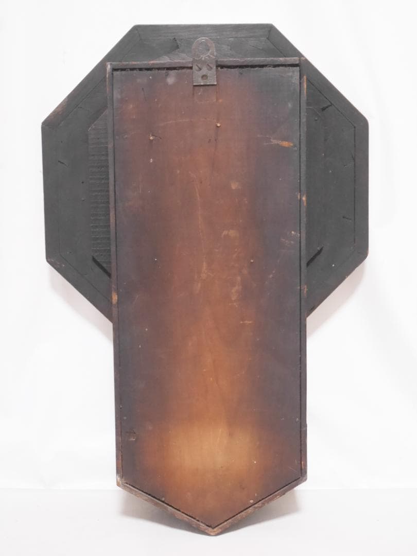 動作品★アンティーク　Waterbury Clock Yマーク八角柱時計◆中古