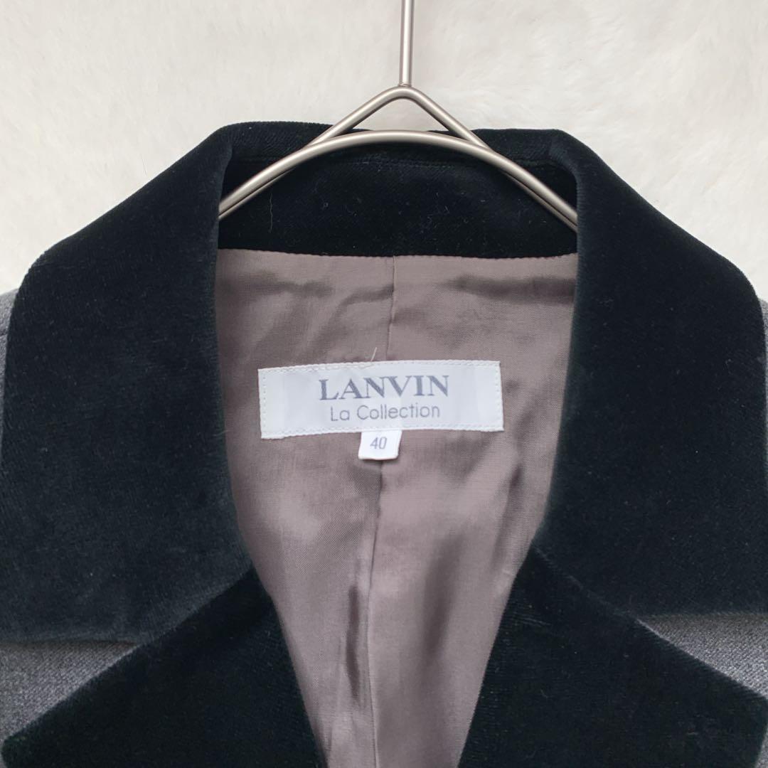 LANVIN La Collection カシミヤ混 ベルベット ジャケット