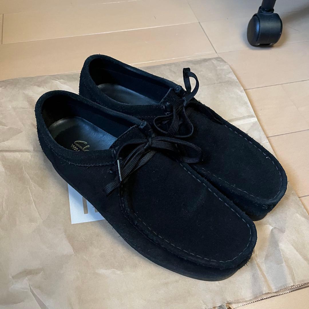 靴 Clarks Wallabee 2 WP Black UK8 EUR42