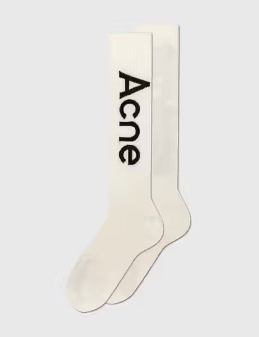 【acne studios】ロゴソックス