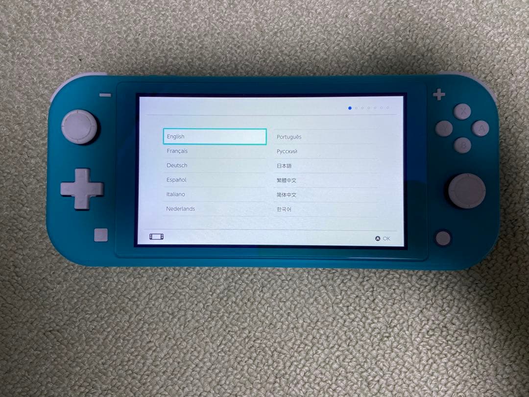 Nintendo Switch Liteターコイズ本体 ゲームカード、ケース付き