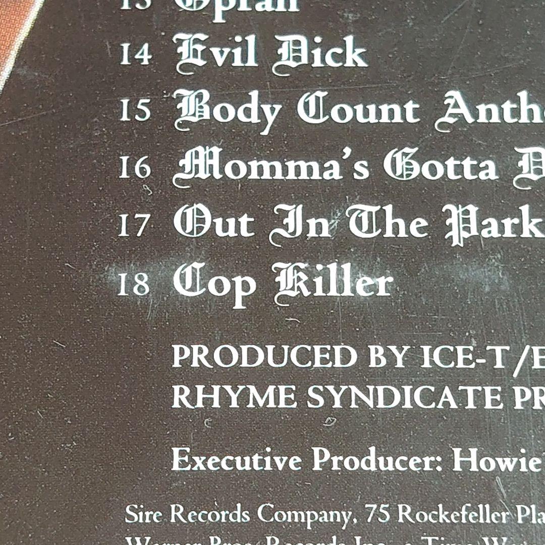 【CopKiller収録】ボディ・カウント BODY COUNT CD ②