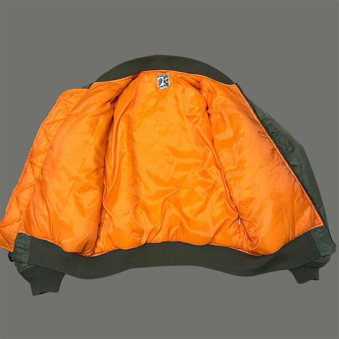 【希少】Rolling Stones MA-1 JAKET vintage古着