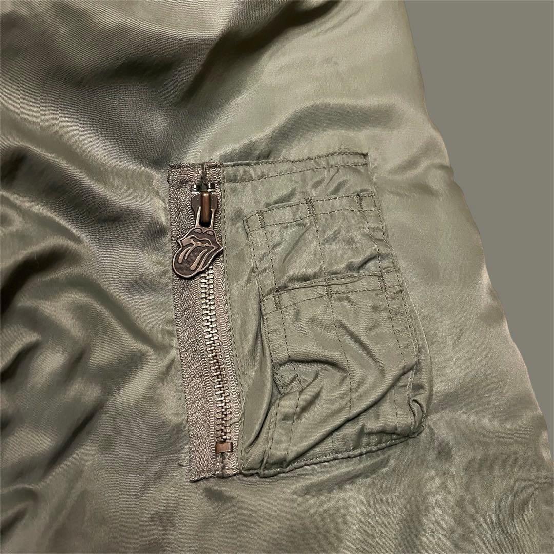 【希少】Rolling Stones MA-1 JAKET vintage古着