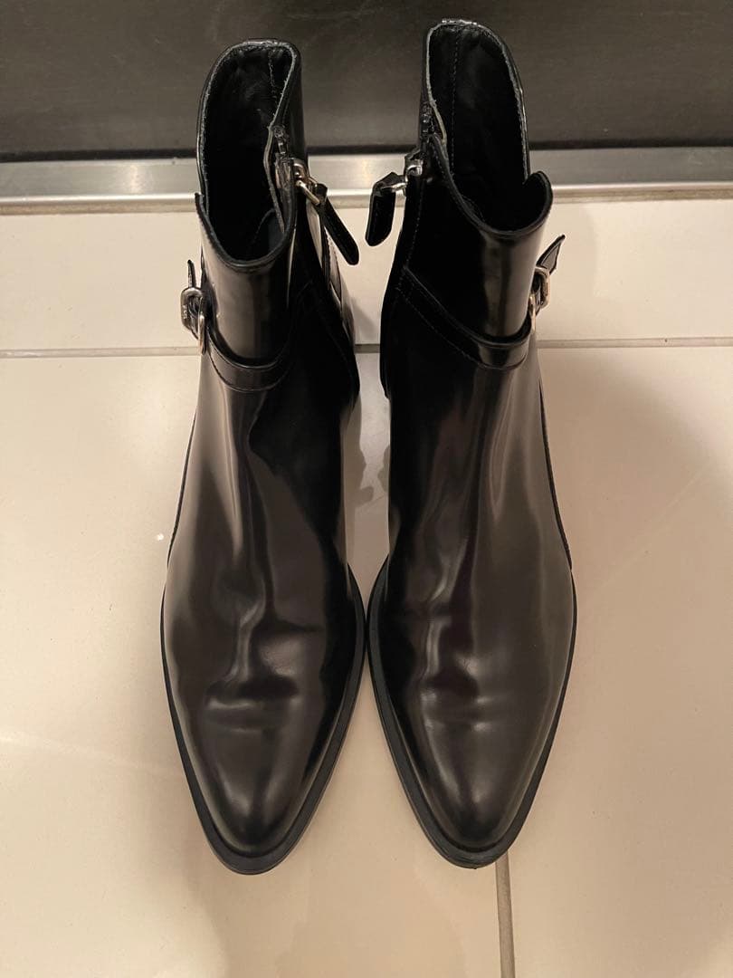 新品未使用 TOD’S ブラックショートブーツ サイズ39