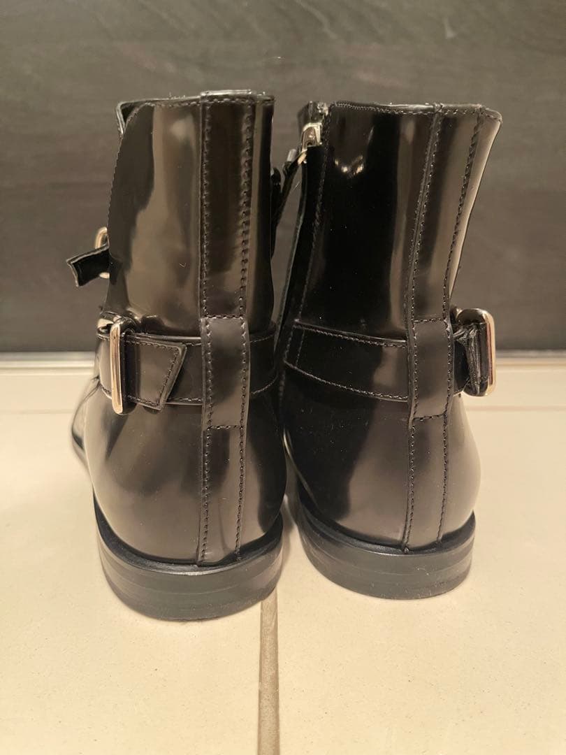 新品未使用 TOD’S ブラックショートブーツ サイズ39