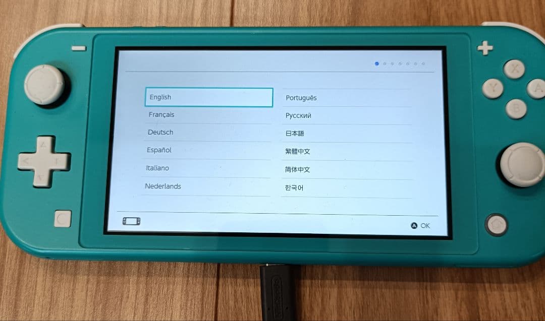 【人気色ターコイズ】Nintendo Switch Lite（純正充電器付き）