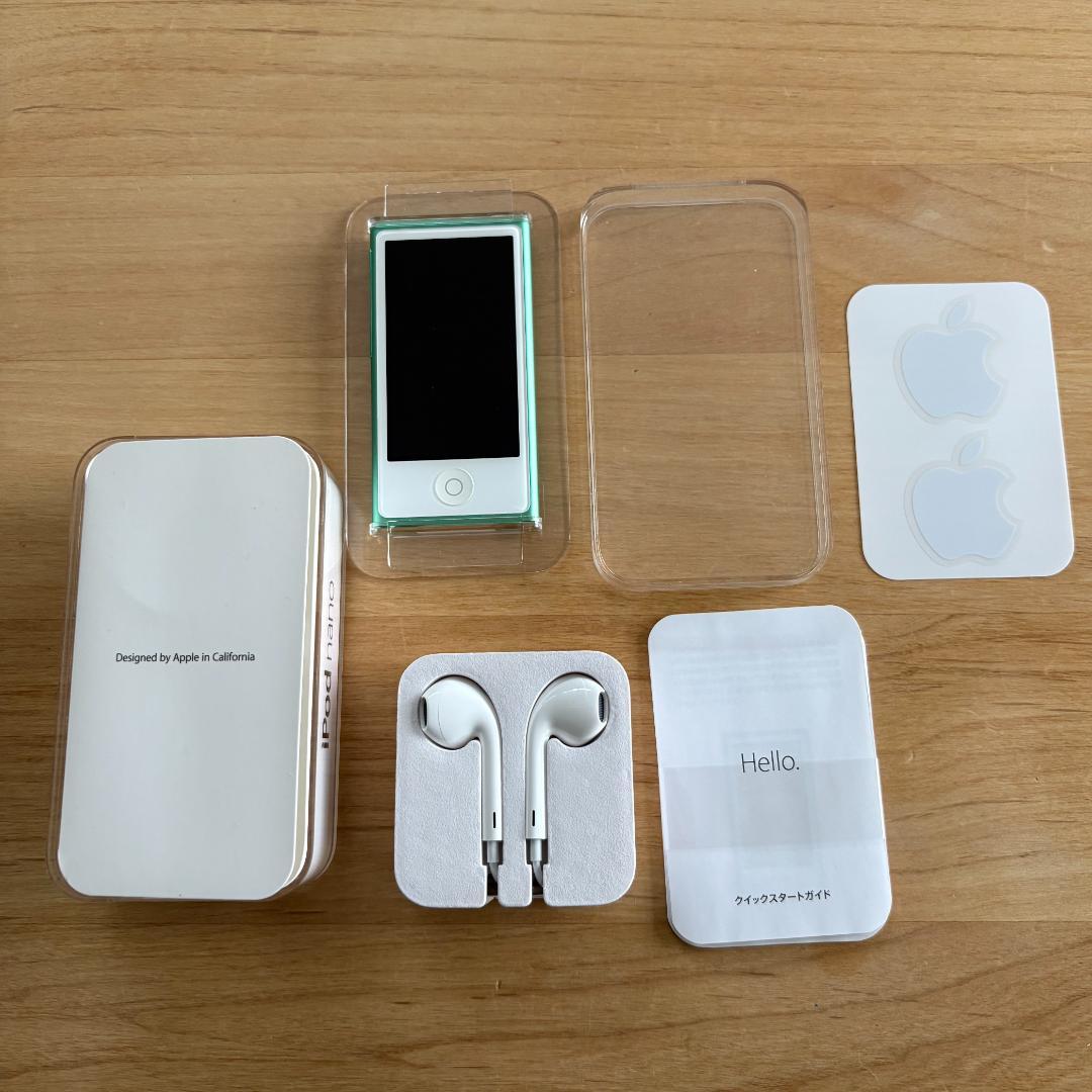動作品◇Apple iPod nano 第7世代 16GB Green