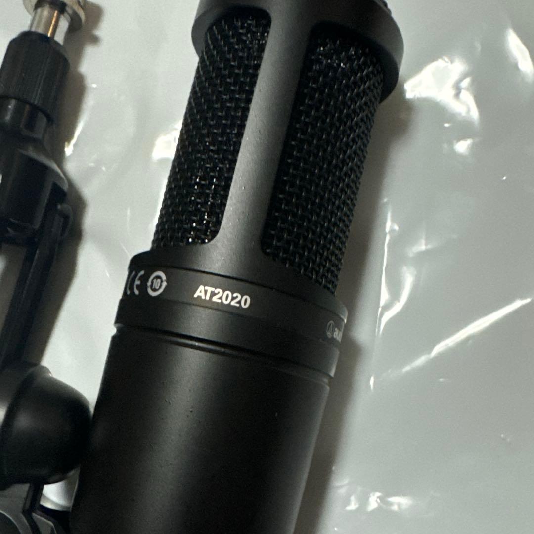 オーディオテクニカ AT2020 コンデンサーマイク XLR端子付き