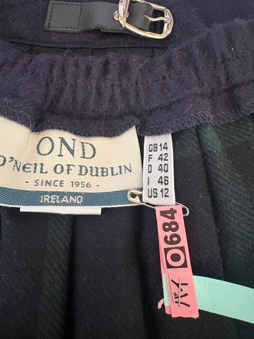 O’NEIL OF DUBLINオニールオブダブリン チェック巻きスカート