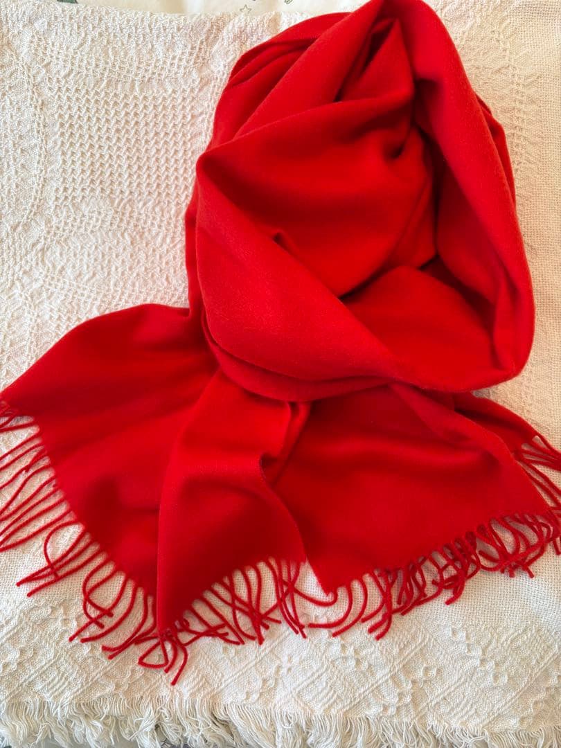 【新品未使用品】ADAM ET ROPE ウール・カシミヤ　大判ストール