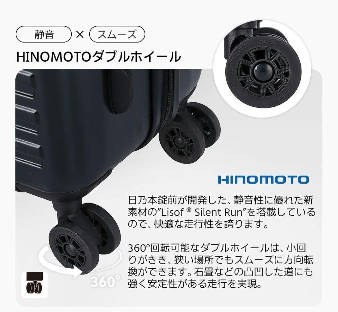 キャリーケース　スーツケース　bargiotti Mサイズ　ブラック