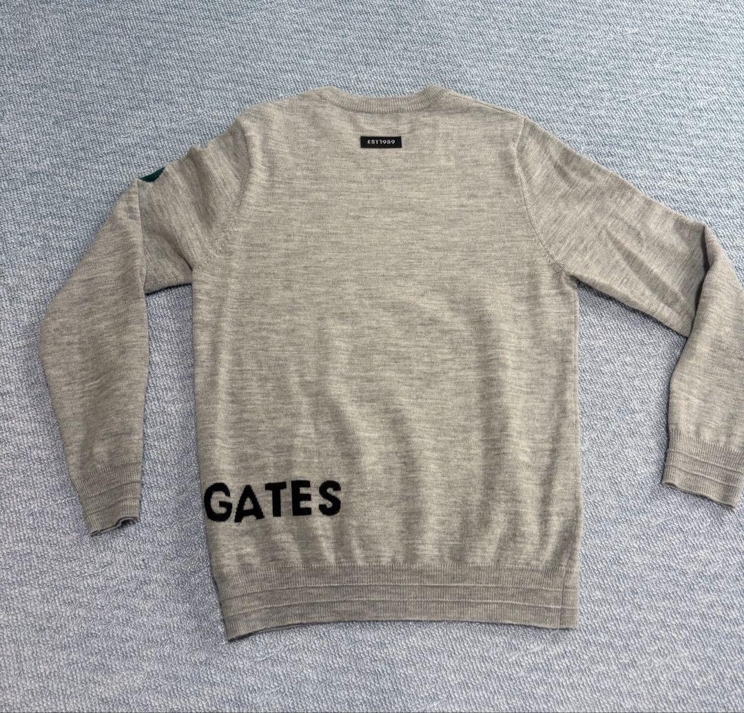 【美品】PEARLY GATES セーター サイズ4 グレー メンズ