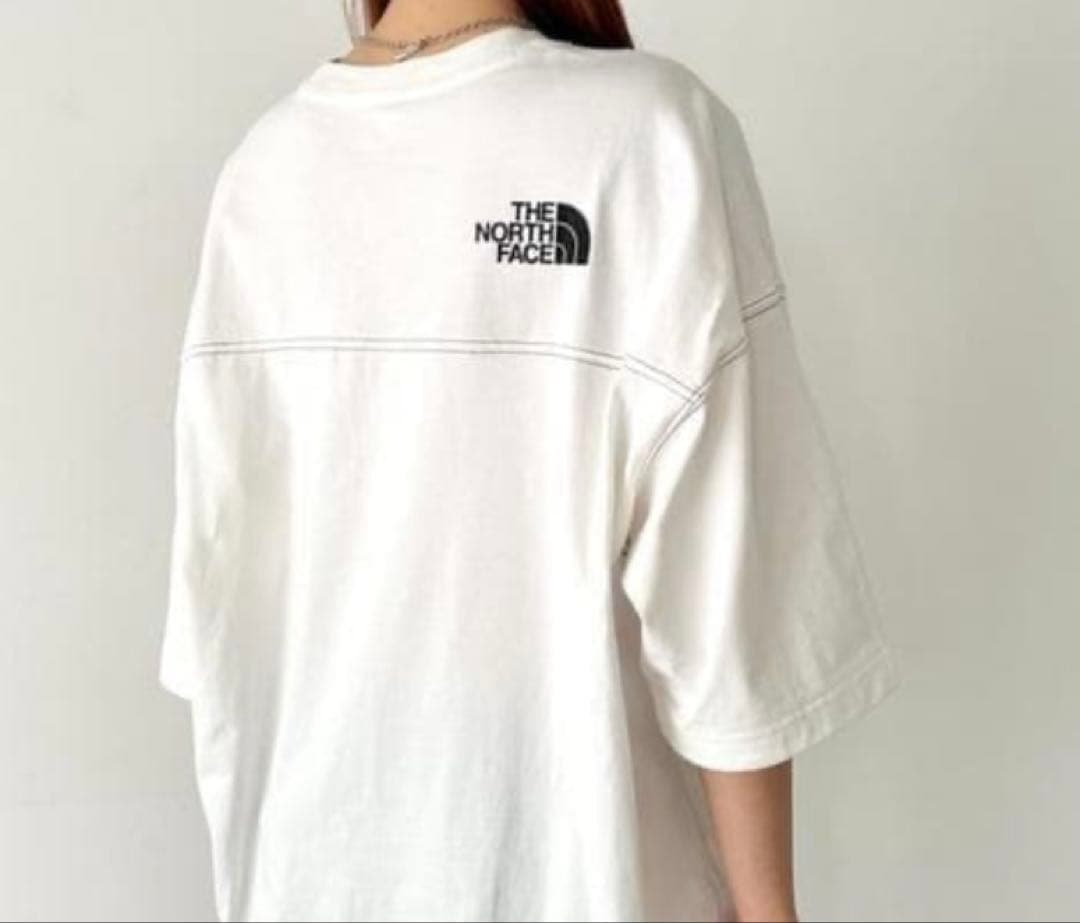 専用！人気完売品　男女兼用　ノースフェイス　半袖　ロゴ　ステッチ Tシャツ