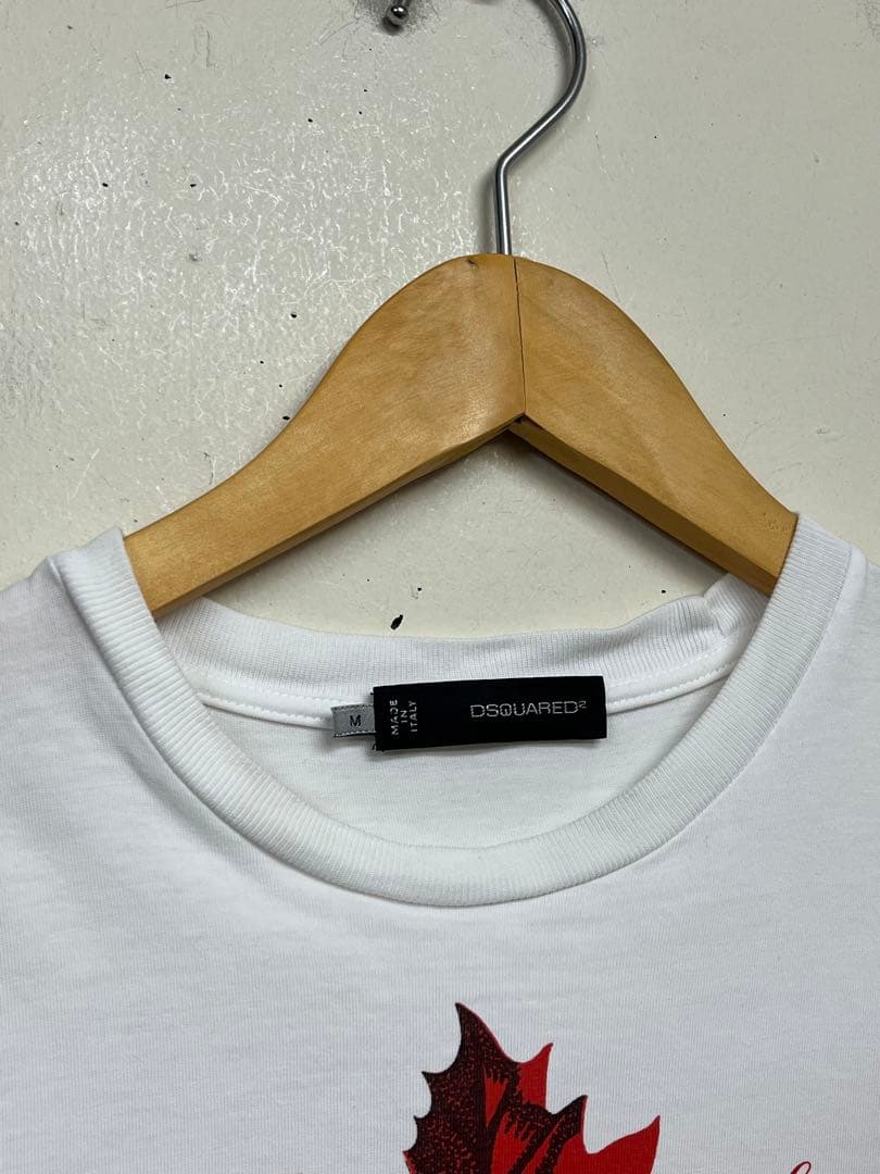 DSQUARED2 tシャツ M イタリー製 白