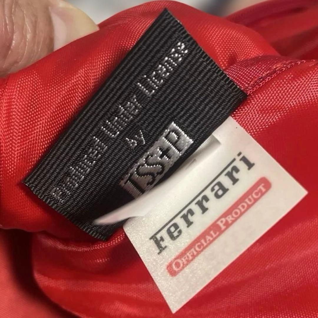 フェラーリ Ferrari ×BRIDGESTONE ボストンバッグ 大容量　赤