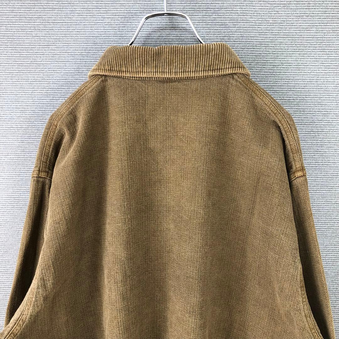 CONFECT コットンリネン ピグメントダイ チョアジャケット 4 ブラウン