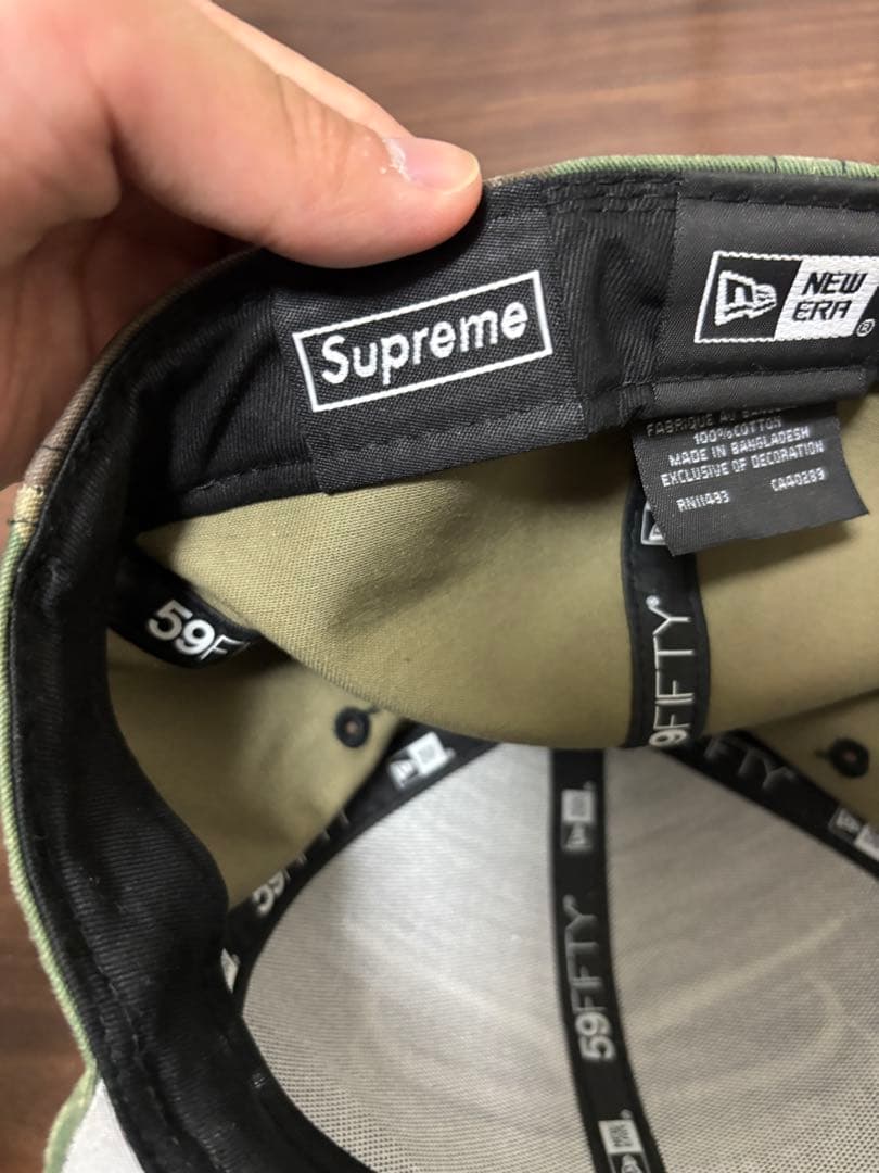 ぬんぬんさん専用Supreme カモフラージュ スケルトンキャップ