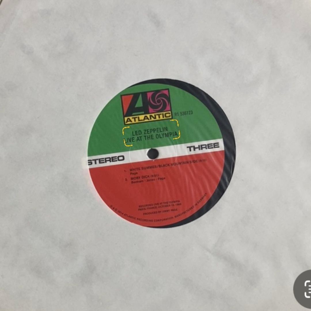 【超稀少品】LED ZEPPELIN 1stアルバム3LP重量盤レコードセット