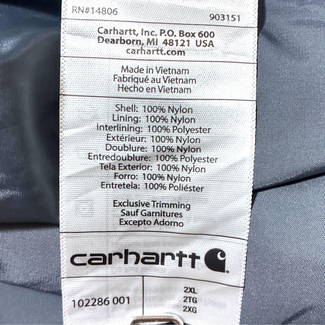 Carhartt 中綿ベスト RAIN DEFENDER 2XL相当 ブラック