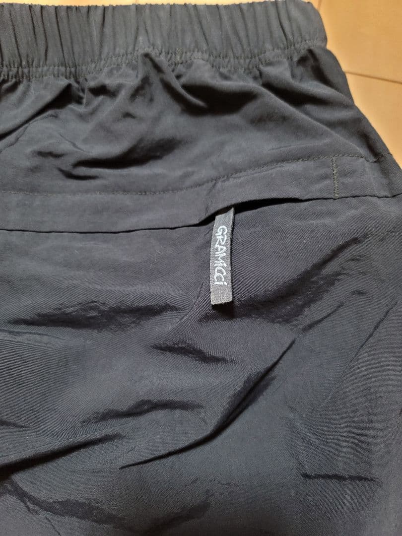 グラミチナイロンパンツブラックXLサイズウエスト調整可能新品未使用