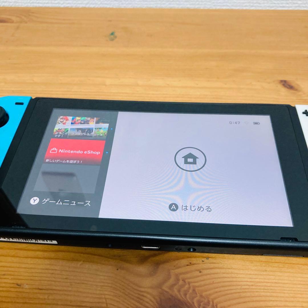【動作OK】Nintendo Switch スイッチ 本体 ホワイト ブルー