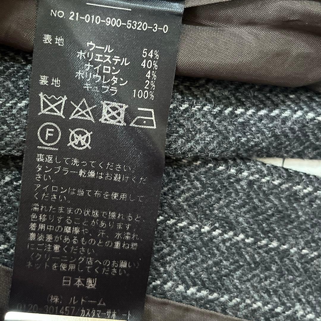 な*い様 美品✨ IENA LA TORRE ピンストヘリンボンジャケット ダブ