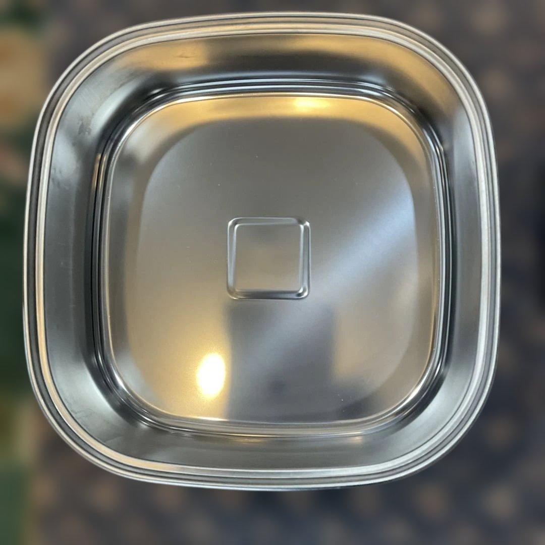 ステンレス製四角形蒸し器