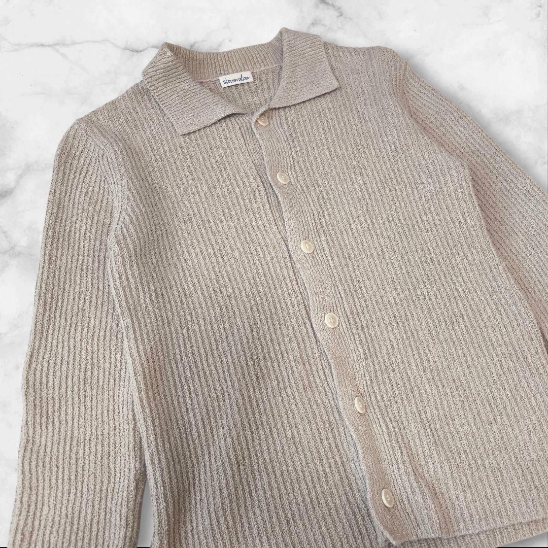 ​【美品】Steven Alan スティーブンアラン リブニット カーディガン