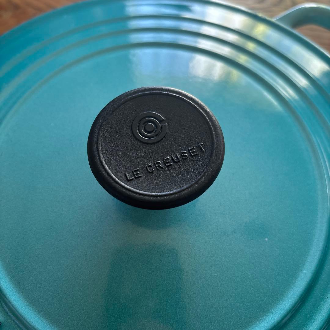 LE CREUSET ホーロー鍋 ターコイズブルー