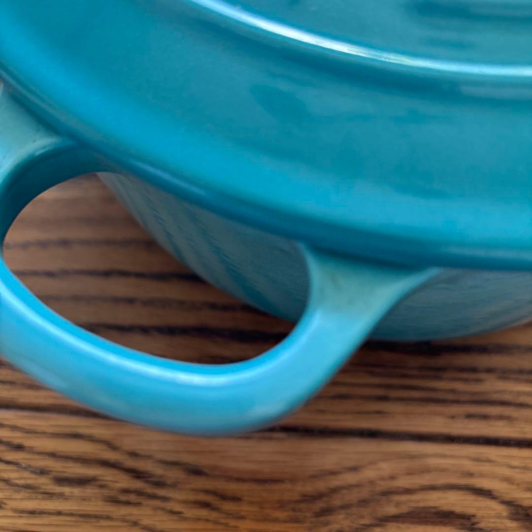 LE CREUSET ホーロー鍋 ターコイズブルー