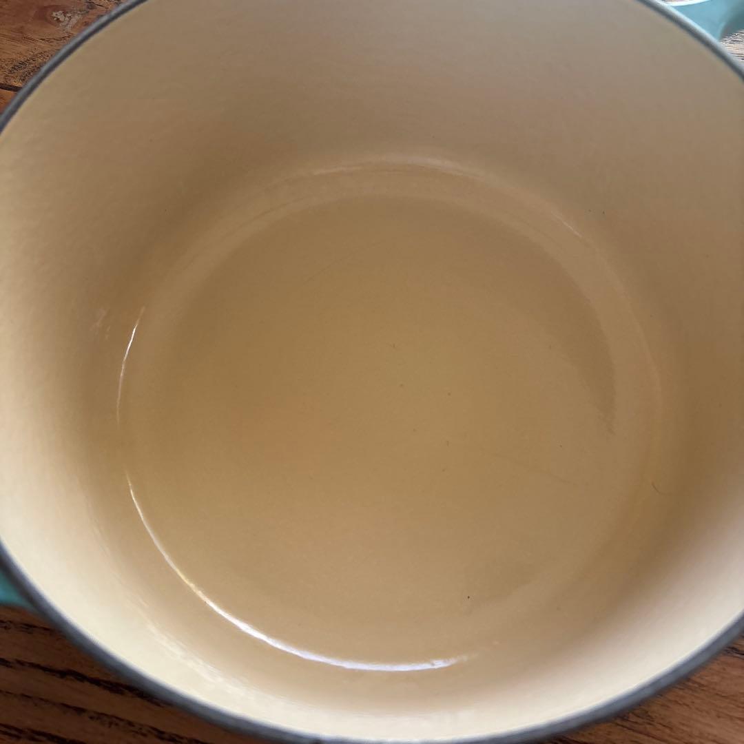 LE CREUSET ホーロー鍋 ターコイズブルー