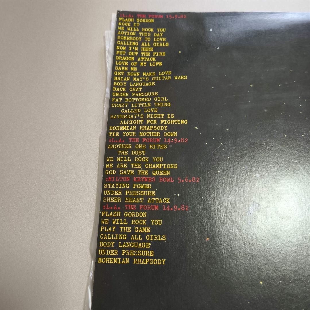 LP Queen Hot Space Tour 82 3枚組 クイーン レコード
