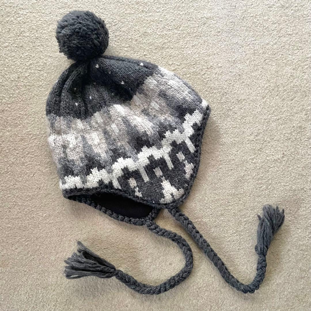 【レア】 Eddie Bauer ear muff knit fleece