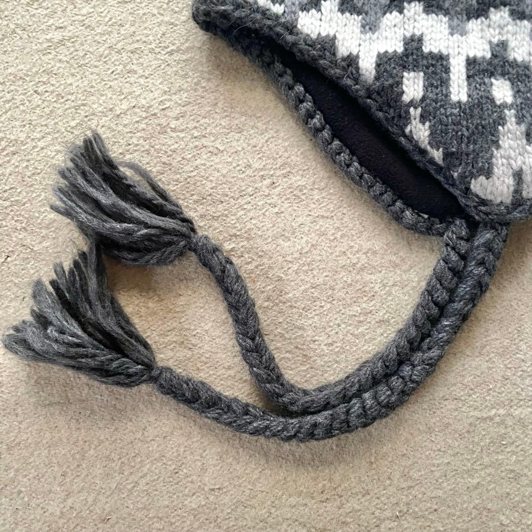 【レア】 Eddie Bauer ear muff knit fleece