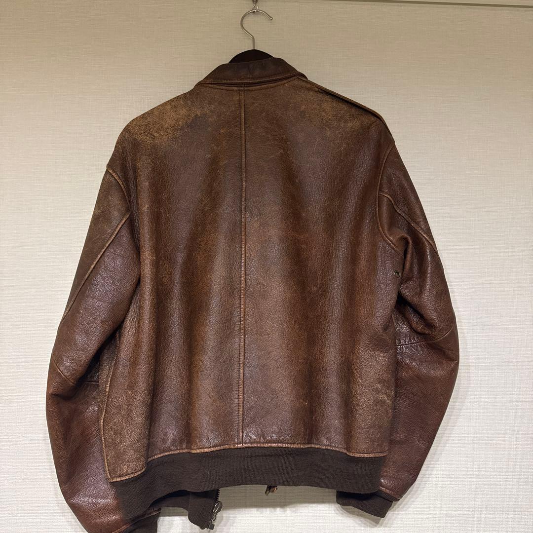 vintage EMPORIO ARMANI レザーフライトA-2ジャケット