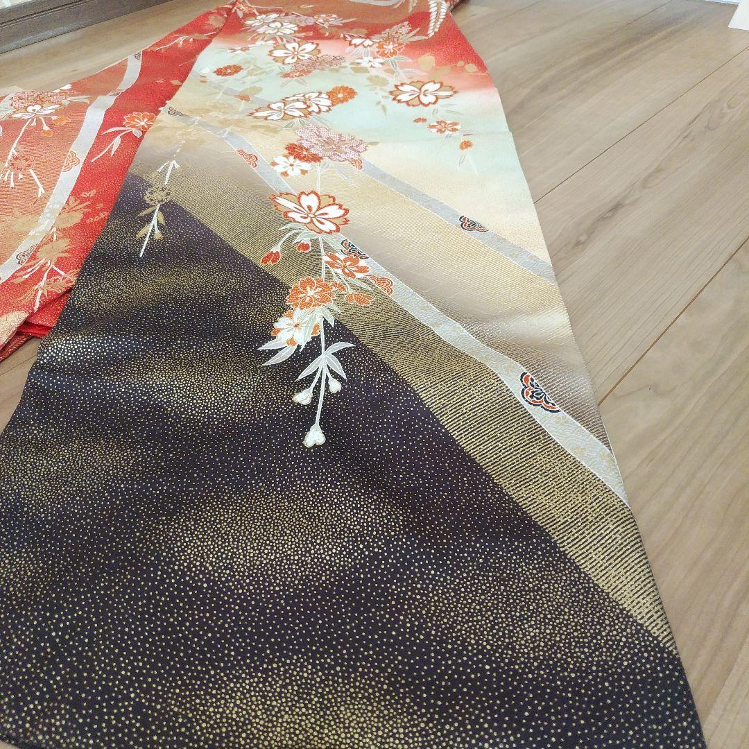 蝶柄の逸品&最上級の品質【正絹 和装 着物 振袖 留袖 和装 訪問着 黒留袖】