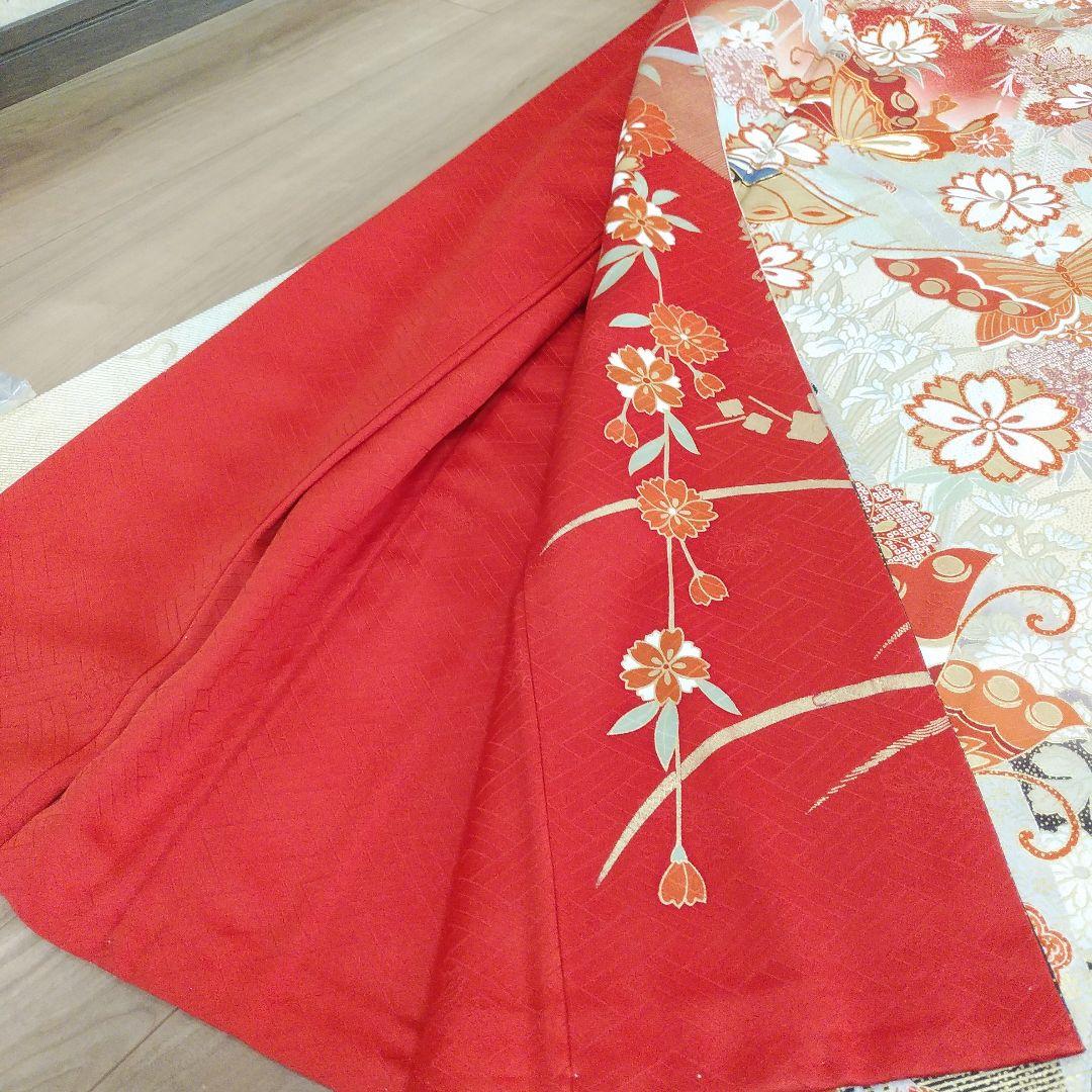 蝶柄の逸品&最上級の品質【正絹 和装 着物 振袖 留袖 和装 訪問着 黒留袖】
