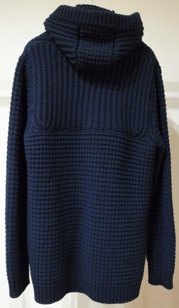 【新品 希少】 Bark ニットダッフルコート ネイビー