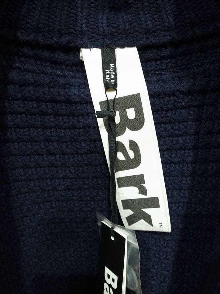 【新品 希少】 Bark ニットダッフルコート ネイビー