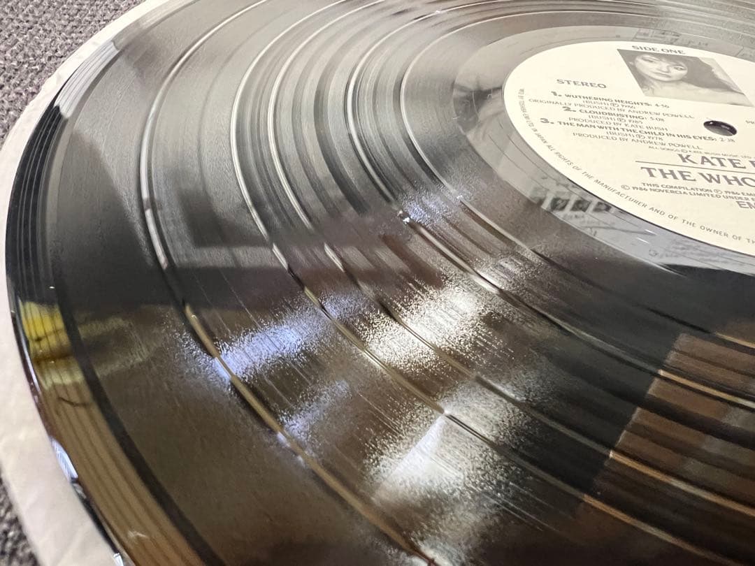 Kate Bush ザ・ホール・ストーリー LP 洋楽レコー　ド　日本盤 帯付