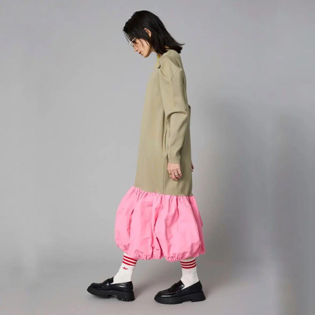 ワンピース HeRIN.CYE Balloon hem ponte dress