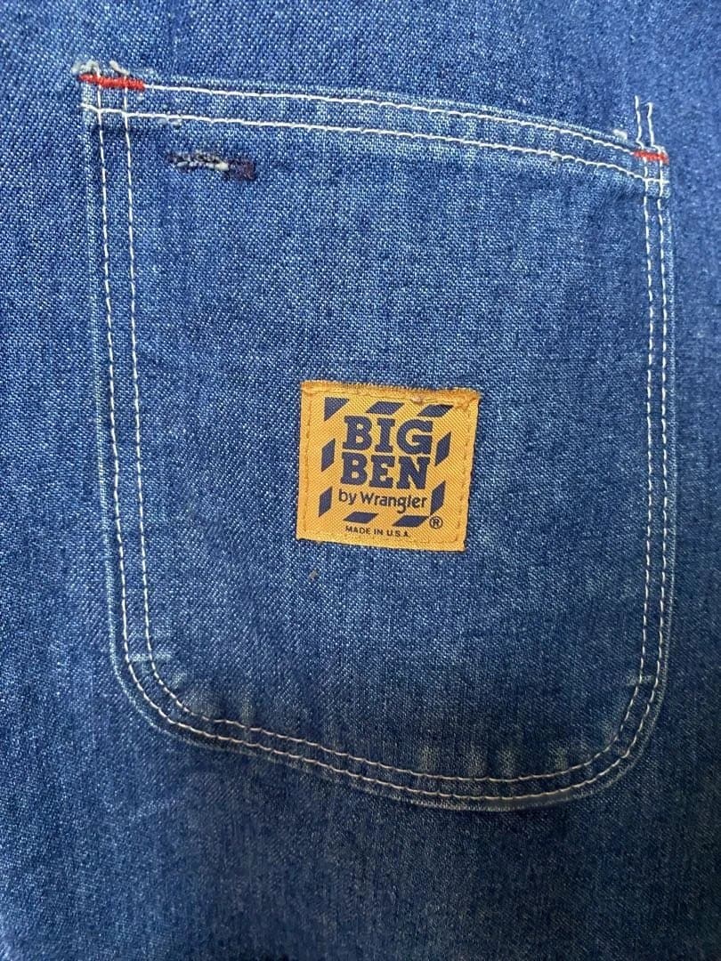 BIG BEN デニムカバーオール wrangler USA製 サイズ38