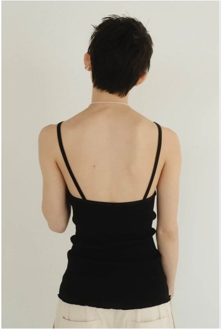 トップス Knuth Marf cup in vneck camisole BLACK