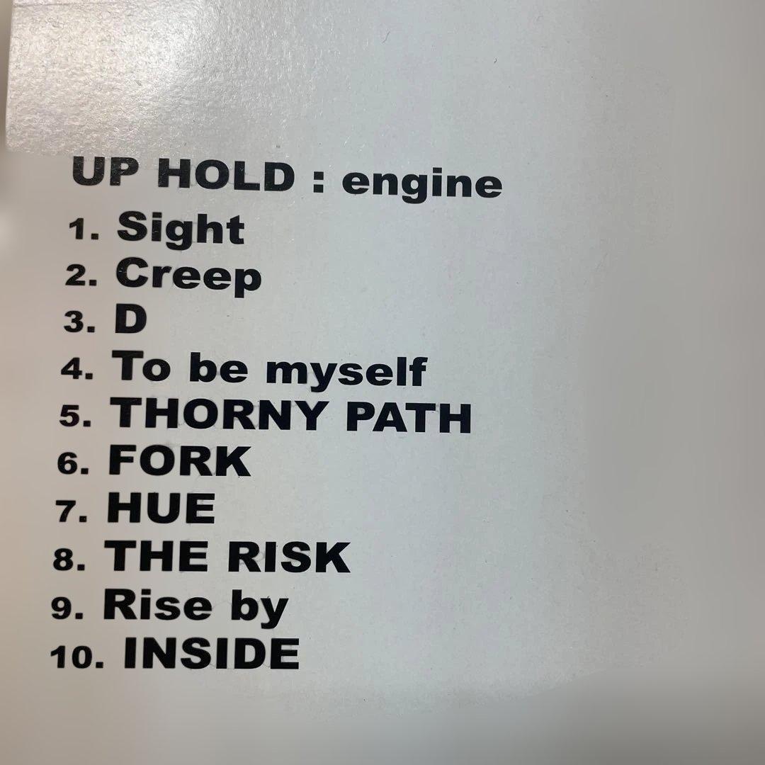 UP HOLD : engine 新品LPレコード